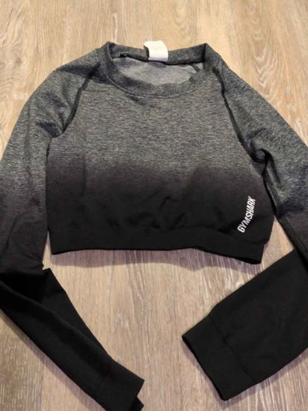 Gymshark Adapt Ombre Seamless Long Sleeve Crop Top Size M